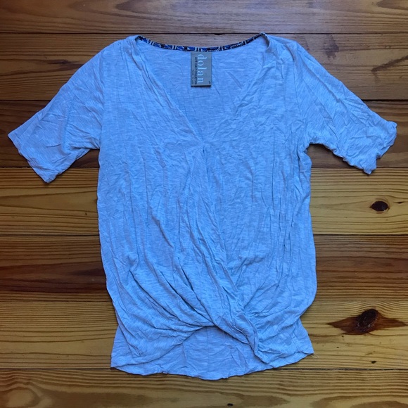 Anthro Dolan Left Coast Collection Grey Top, EUC S - Picture 3 of 11